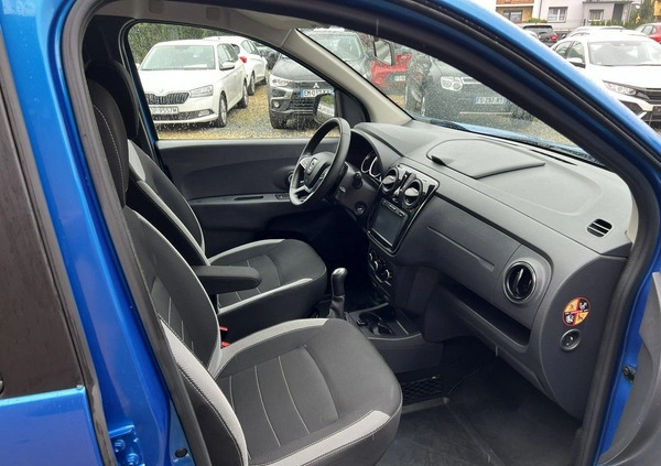 Dacia Lodgy cena 49900 przebieg: 125000, rok produkcji 2018 z Warta małe 232